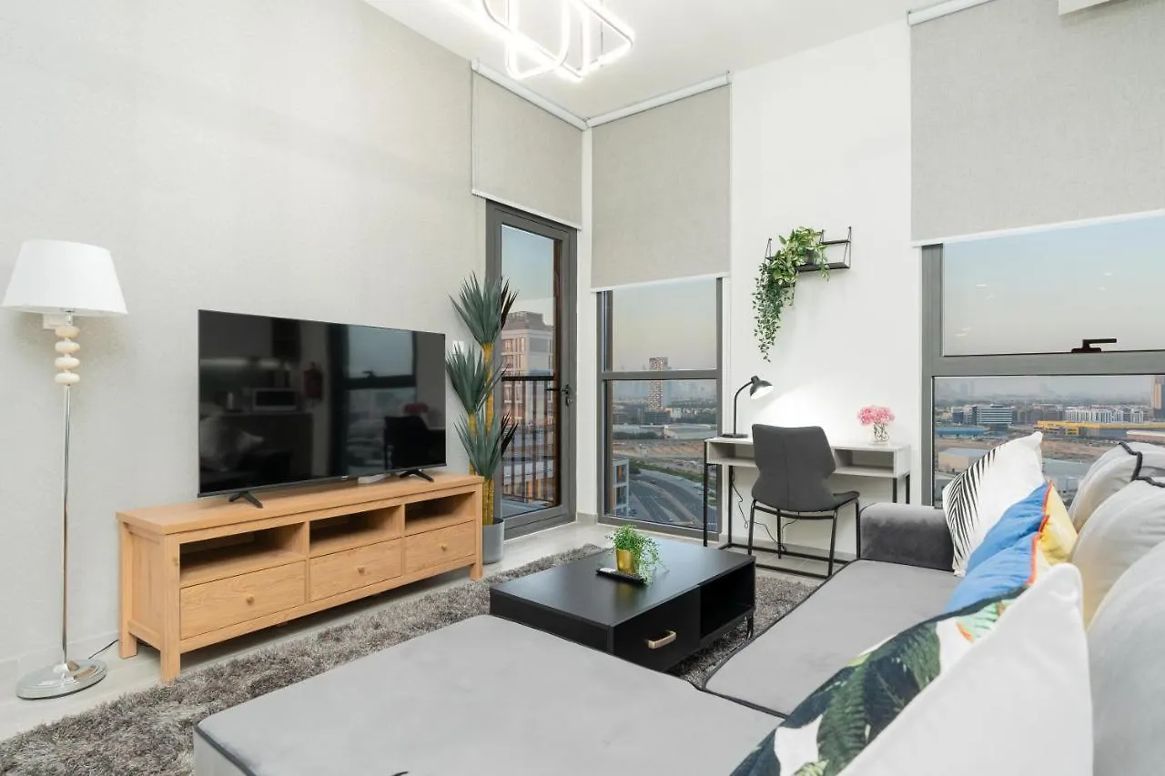 White Sage - Brand New Apartment With Panoramic New Dubai Views United Arab Emirates